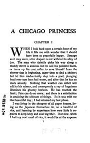 Cover of: A Chicago princess by Robert Barr