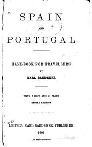 Cover of: Spain and Portugal by Karl Baedeker (Firm)