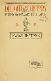 Cover of: The story of Washington