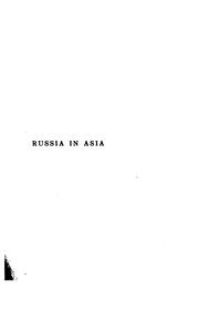 Cover of: Russia in Asia by Krausse, Alexis Sidney