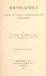 South Africa by W. Basil Worsfold