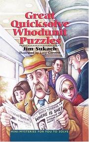 Cover of: Great Quicksolve Whodunit Puzzles by Jim Sukach