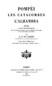 Cover of: Pompéi by G. B. de Lagrèze
