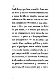 Cover of: Historia de la literatura española escrita en alemán by Friedrich Bouterwek