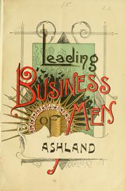 Cover of: Leading business men of Milford, Hopkinton, and vicinity by George F. Bacon