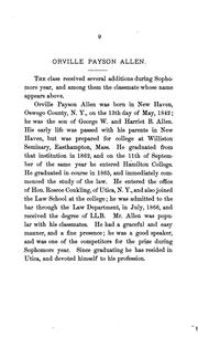 Biographical record of the class of 1865, of Hamilton College by Hamilton Bullock Tompkins