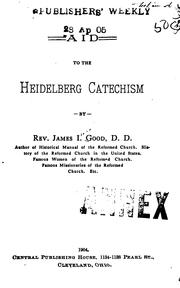 Cover of: Aid to the Heidelberg catechism