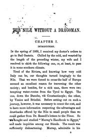 Cover of: The  Nile without a dragoman.