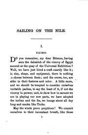 Cover of: Sailing on the Nile.