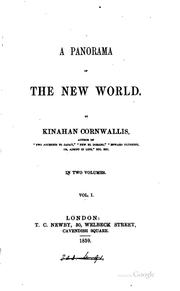 Cover of: A panorama of the New world.