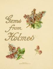 Cover of: Gems from Holmes.