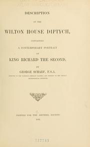 Cover of: Description of the Wilton House Diptych: containing a contemporary portrait of King Richard the Second