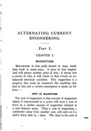 Cover of: Alternating current engineering practically treated