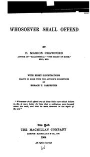 Whosoever Shall Offend by Francis Marion Crawford
