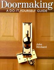 Cover of: Doormaking: A Do-It-Yourself Guide