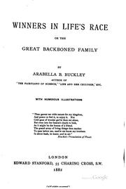 Cover of: Winners in life's race, or, The great backboned family.
