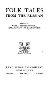 Cover of: Folk tales from the Russian