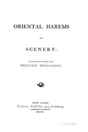 Cover of: Oriental harems and scenery.