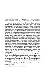 Goethes Fortsetzung der Mozartschen Zauberflöte by Junk, Victor