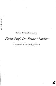 Cover of: Die Brüder A.W. und F. Schlegel in ihrem Verhältnisse zur bildenden Kunst by Sulger-Gebing, Emil