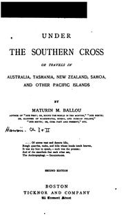 Cover of: Under the Southern Cross by Ballou, Maturin Murray