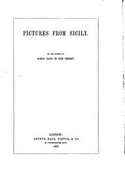 Cover of: Pictures from Sicily.