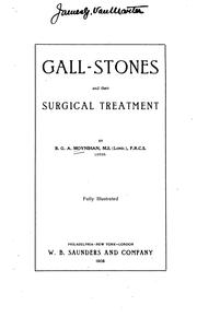 Cover of: Gall-stones and their surgical treatment