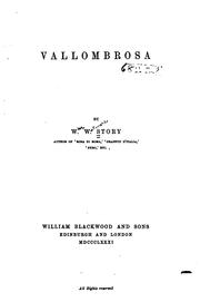 Cover of: Vallombrosa