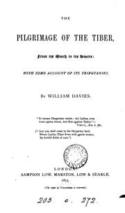 Cover of: The pilgrimage of the Tiber by William Davies
