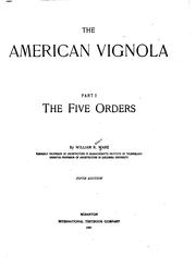 Cover of: The American Vignola ... by Ware, William R.