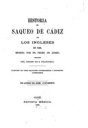 Historia del saqueo de Cadiz por los Ingleses en 1596 by Pedro de Abreu