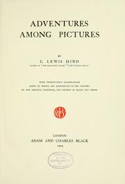 Cover of: Adventures among pictures