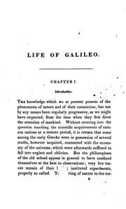 Cover of: The life of Galileo Galilei