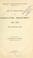 Cover of: List of publications of the Agriculture department, 1862-1902, with analytical index.