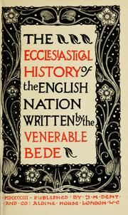Cover of: The ecclesiastical history of the English nation by Saint Bede the Venerable