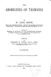 Cover of: The aborigines of Tasmania by Roth, H. Ling