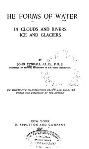 Cover of: forms of water in clouds & rivers, ice & glaciers