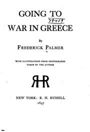 Cover of: Going to war in Greece