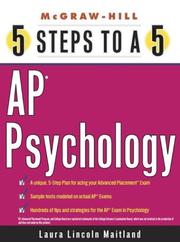 Cover of: 5 Steps to a 5 on the AP: Psychology (5 Steps to a 5 on the Advanced Placement Examinations Series)