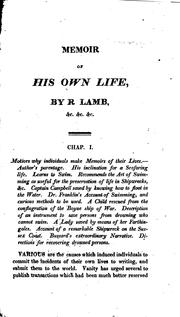 Cover of: Memoir of his own life by Roger Lamb