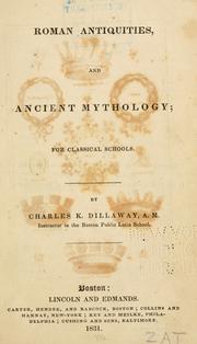 Cover of: Roman antiquities and ancient mythology for classical schools