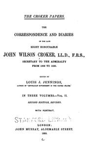 Cover of: The Croker papers. by John Wilson Croker
