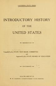 Cover of: Introductory history of the United States