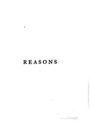 Cover of: Reasons for being a churchman