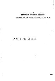 Cover of: The cause of an ice age