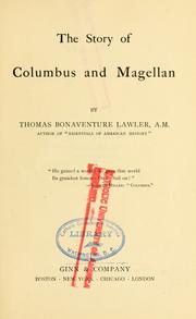 Cover of: The story of Columbus and Magellan by Thomas Bonaventure Lawler