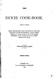 Cover of: The Dixie cook-book.