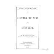 Cover of: A history of Asia and Oceanica