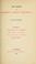Cover of: The poems of Algernon Charles Swinburne...