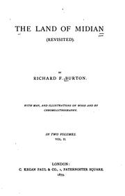 Cover of: The land of Midian (revisited). by Richard Francis Burton